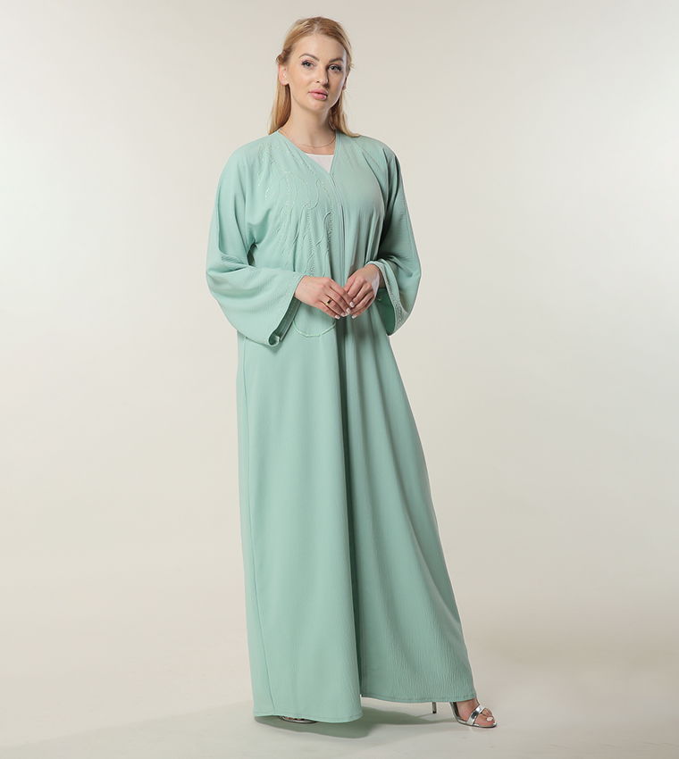 مويستريت  عباية - أخضر Abayas