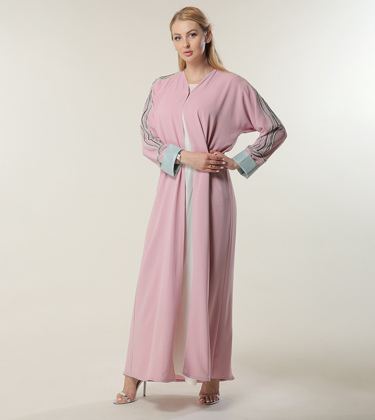Embroidered Long Sleeves Abaya