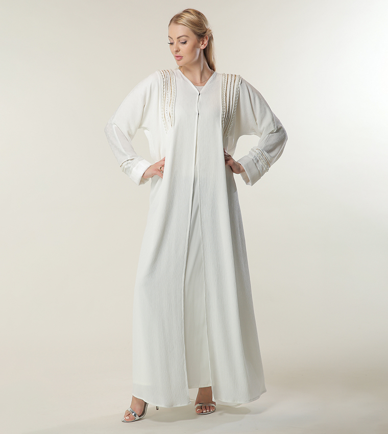 Self Design Embellished Abaya