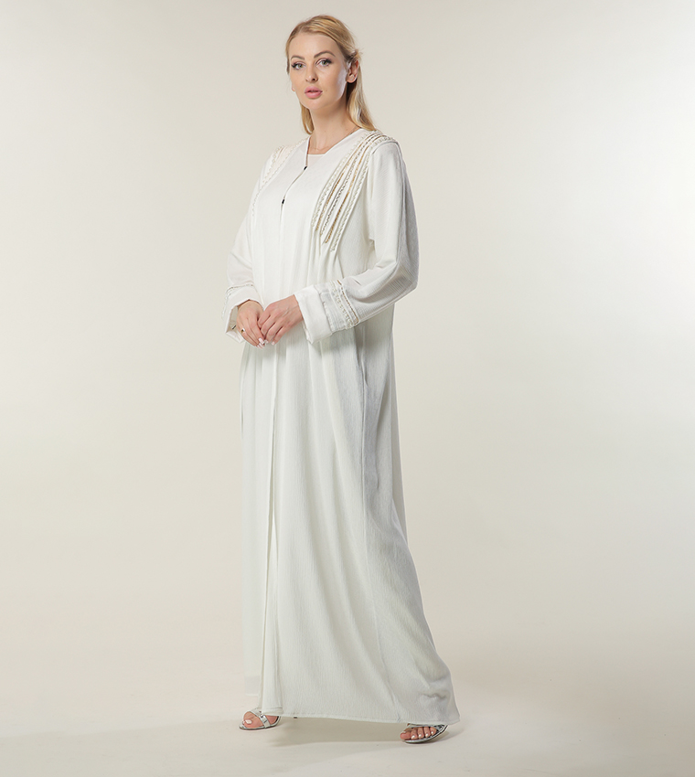 Self Design Embellished Abaya