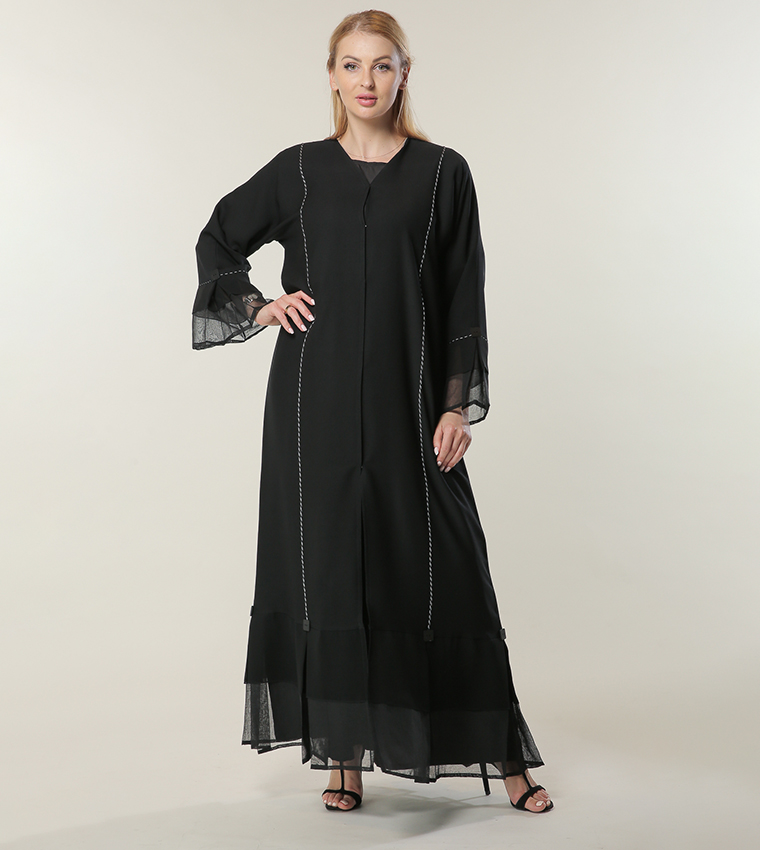 مويستريت  عباية - أسود Abayas