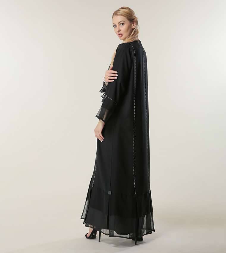 مويستريت  عباية - أسود Abayas