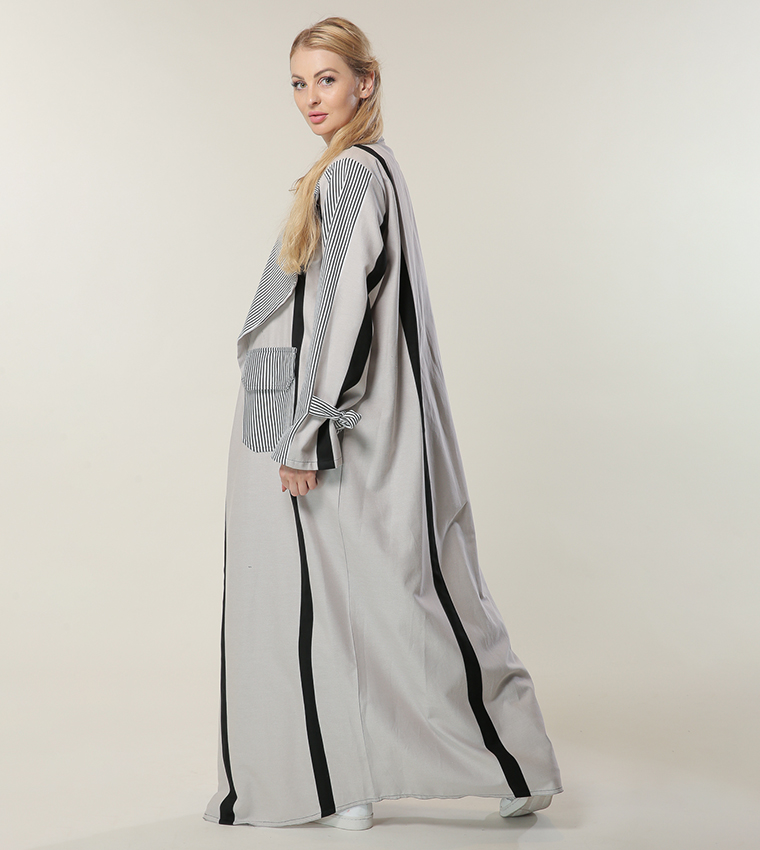 مويستريت  عباية - أبيض Abayas