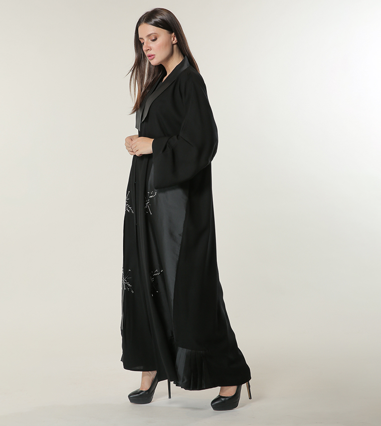 Embellished Wide Sleeves Abaya