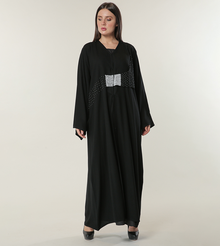Moistreet  Abayas - Black Abayas