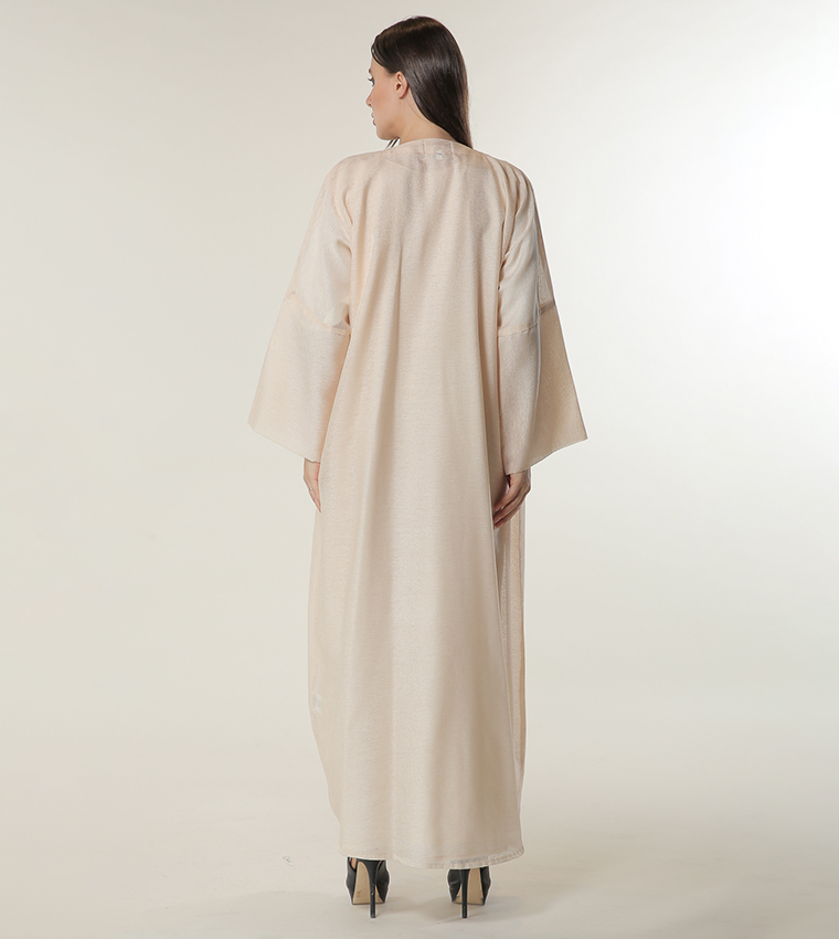 Moistreet  Abayas - Peach Abayas