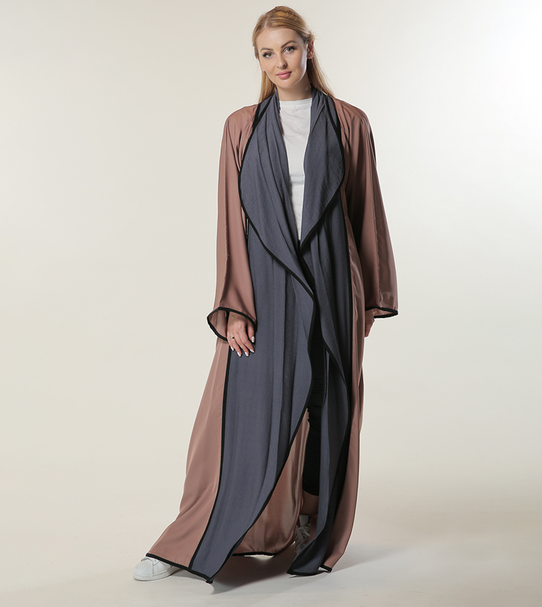 Color Block Casual Abaya