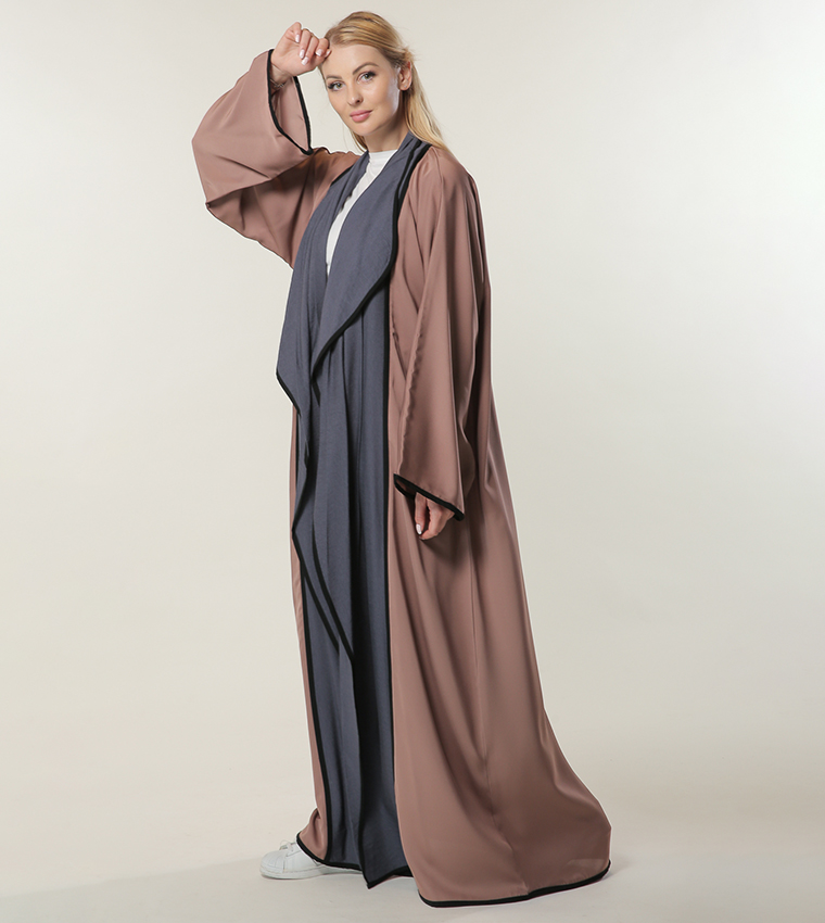 Color Block Casual Abaya