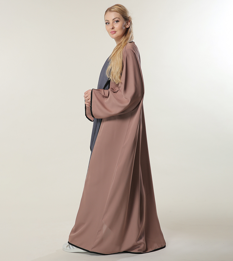Color Block Casual Abaya