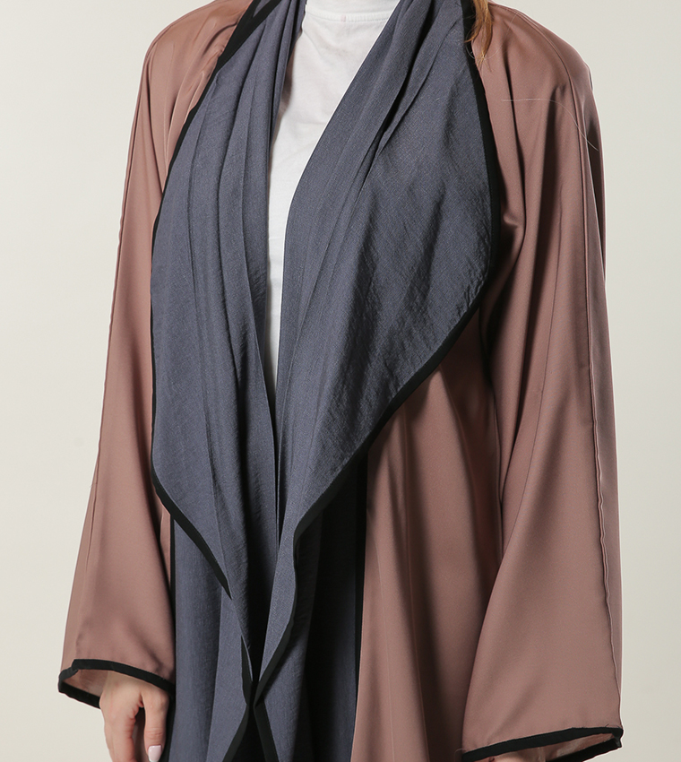 Color Block Casual Abaya