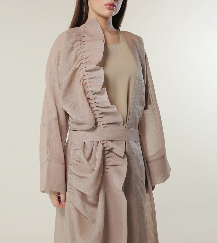 Moistreet  Abayas - Beige Abayas