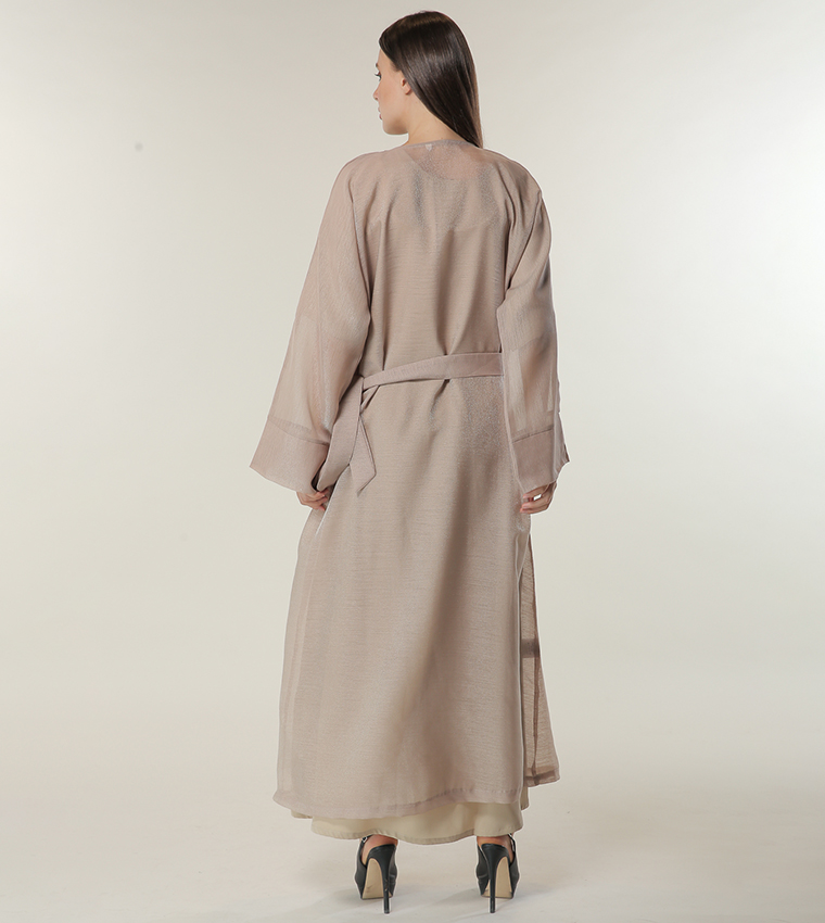 Moistreet  Abayas - Beige Abayas
