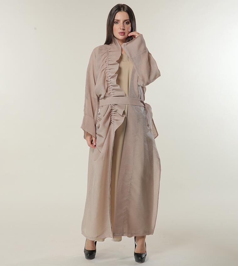 Moistreet  Abayas - Beige Abayas