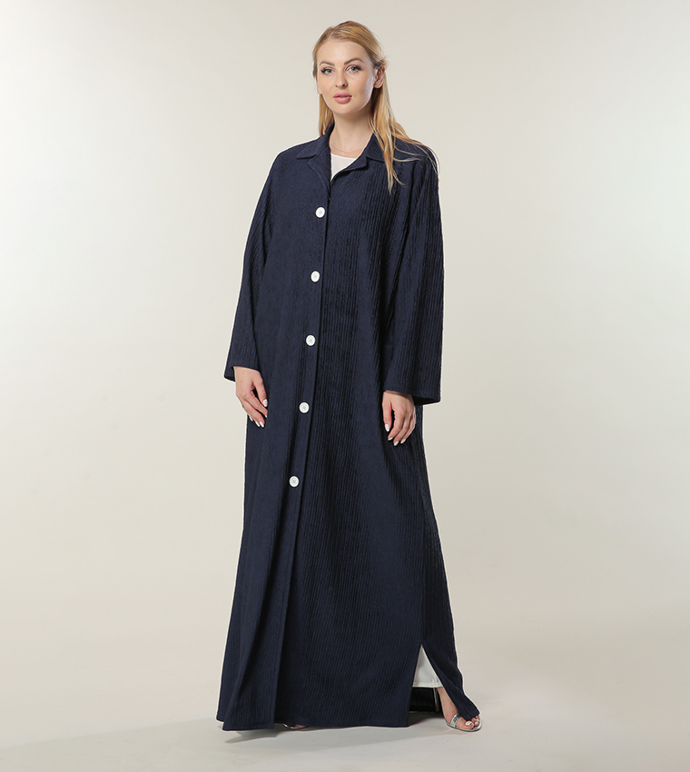 Moistreet  Abayas - Navy Abayas
