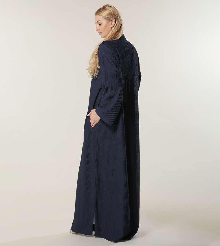 Moistreet  Abayas - Navy Abayas