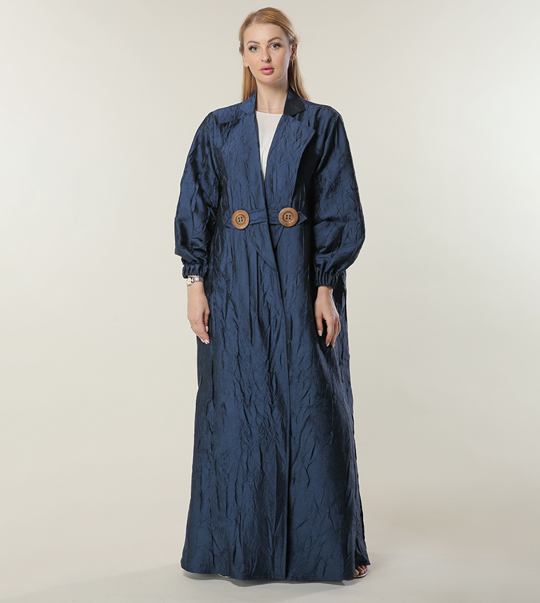 Moistreet  Abayas - Navy Abayas