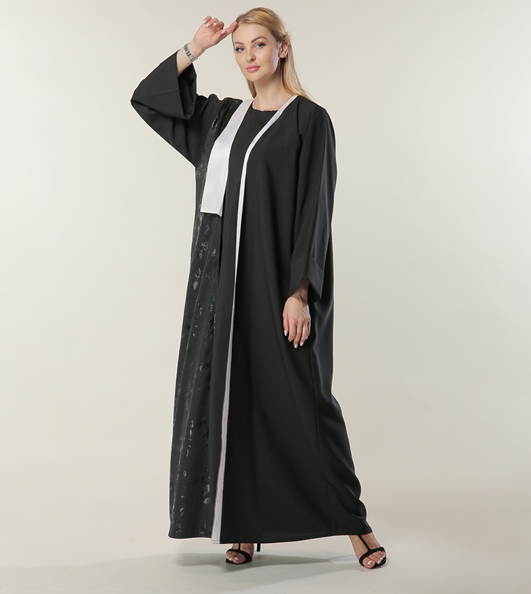Jaquard Detailed Abaya