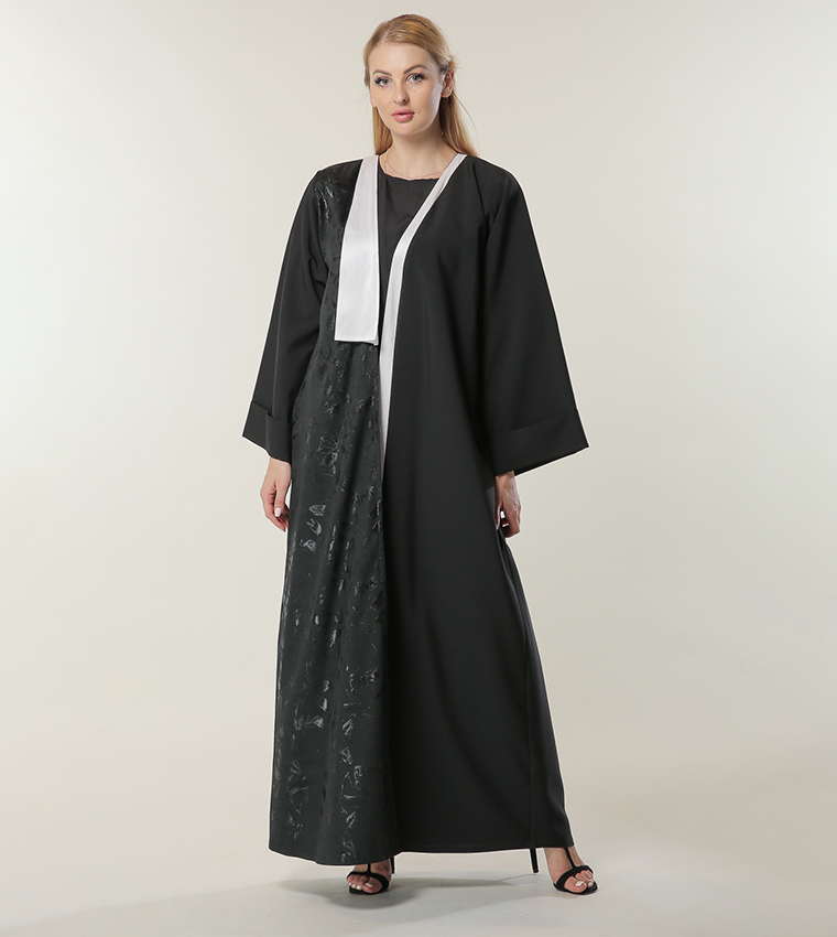 Jaquard Detailed Abaya
