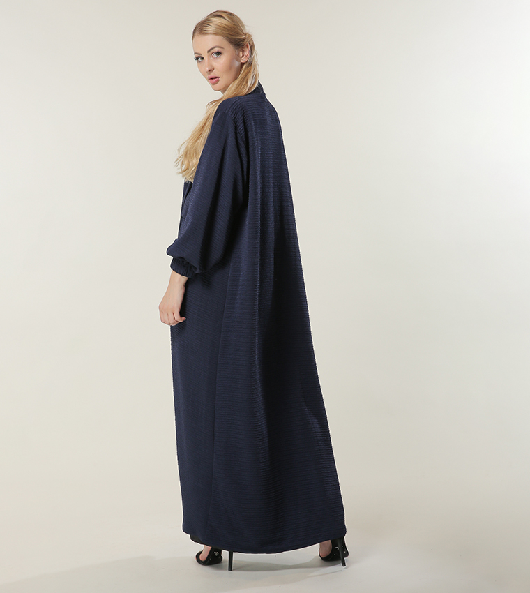 Moistreet  Abayas - Navy Abayas