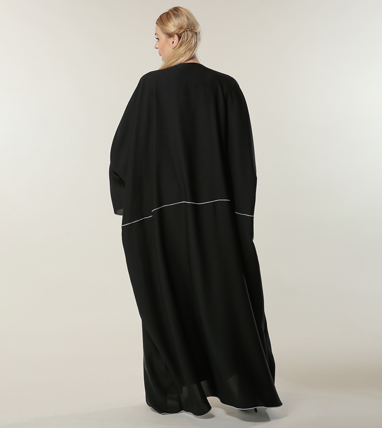 Loose Fit Open Abaya