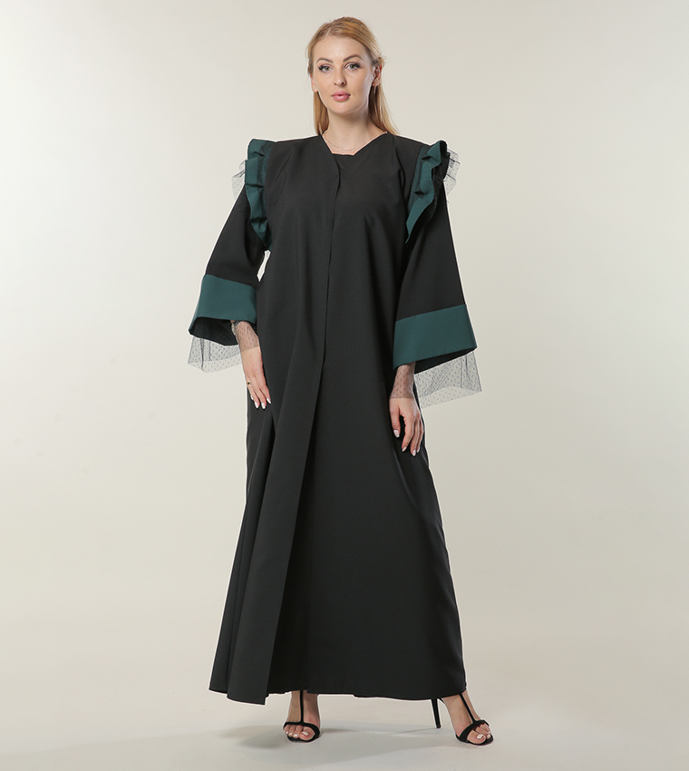مويستريت  عباية - أسود Abayas