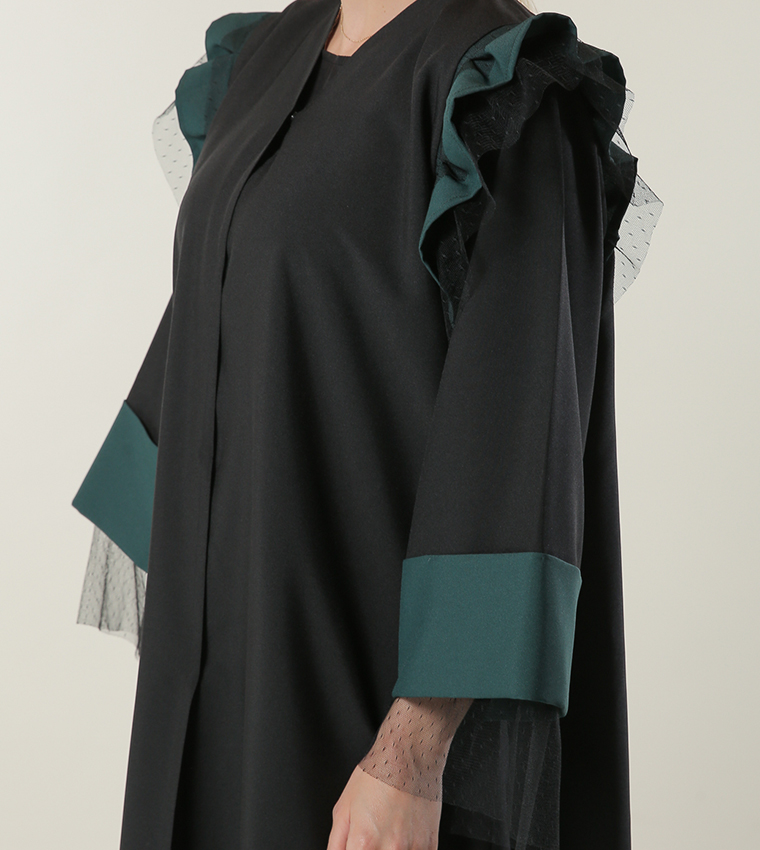 مويستريت  عباية - أسود Abayas