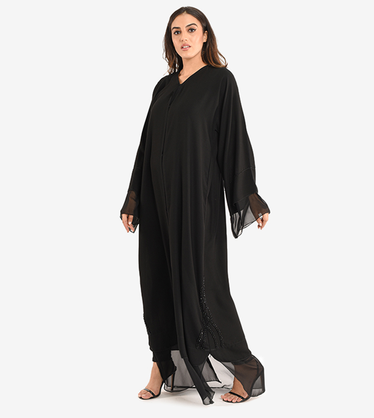 مويستريت  عباية - أسود Abayas