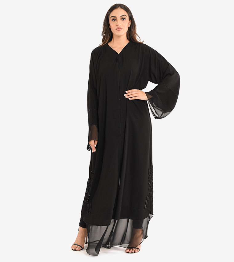 مويستريت  عباية - أسود Abayas