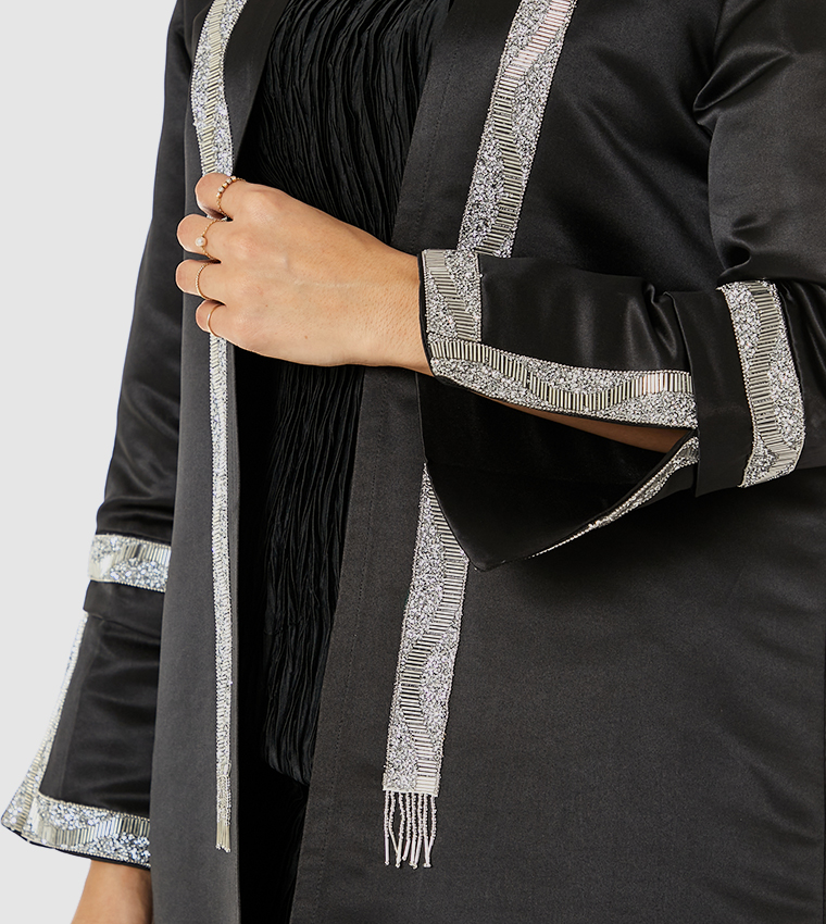 مويستريت  عباية - أسود Abayas