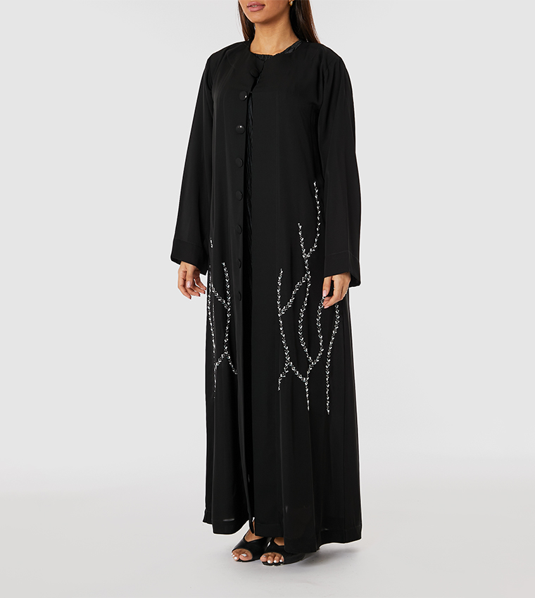 مويستريت  عباية - أسود Abayas