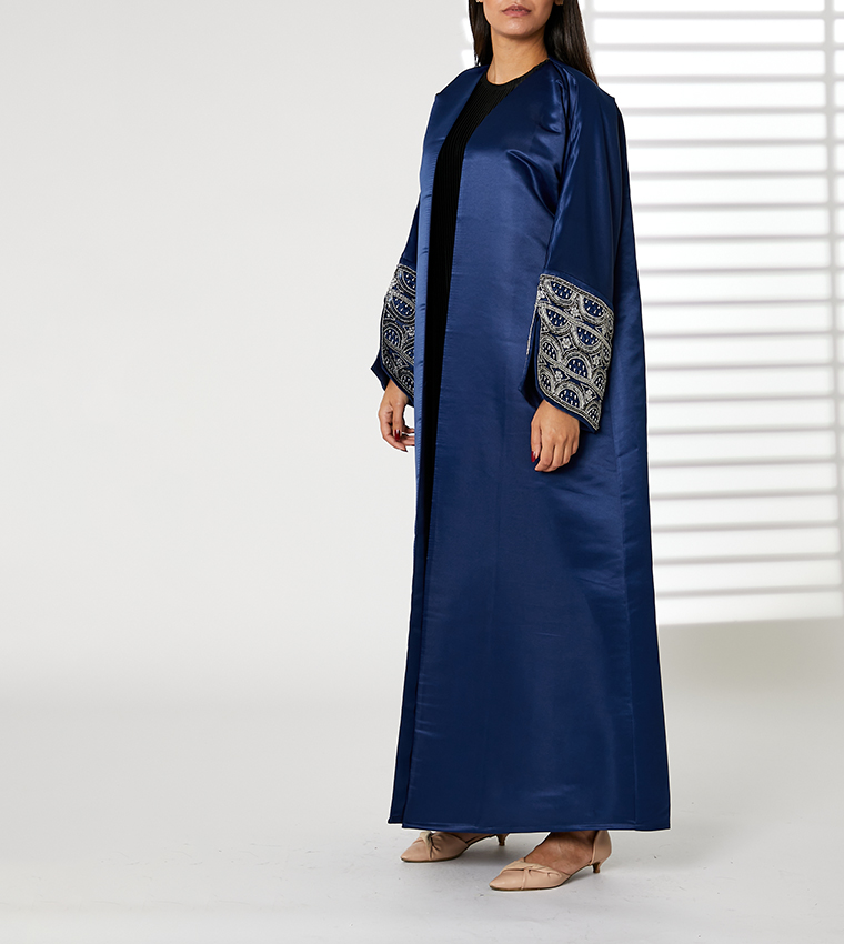 Moistreet  Abayas - Navy Abayas