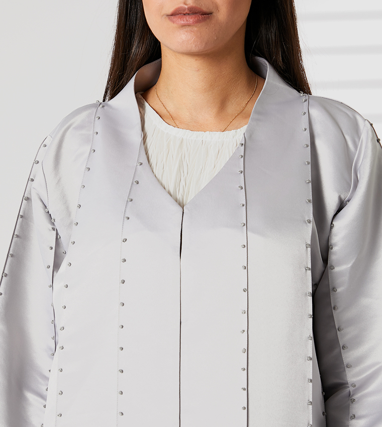 مويستريت  عباية - رمادي Abayas