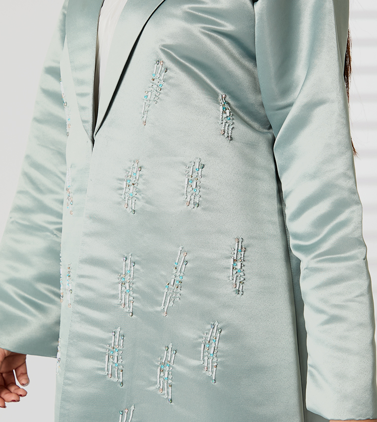 Moistreet  Abayas - Green Abayas