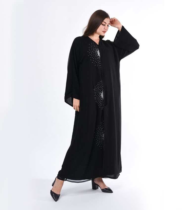 Moistreet  Abayas - Black Abayas
