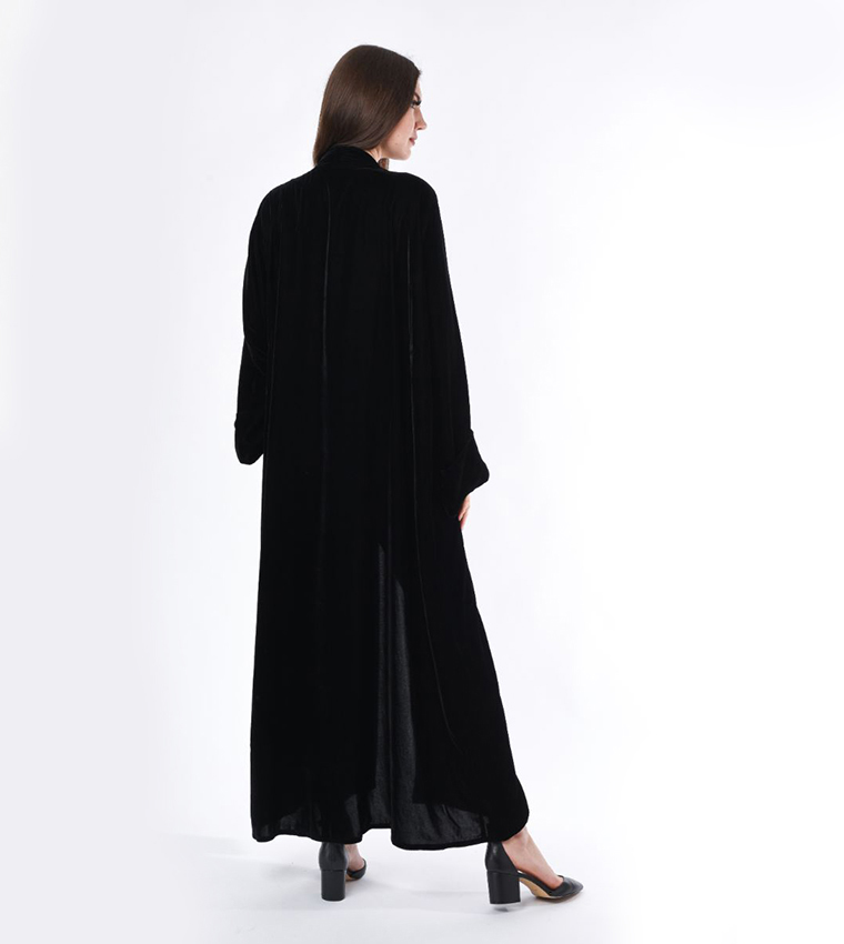 Hand Embroidered Velvet Abaya