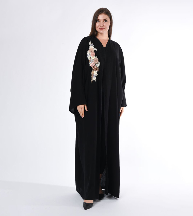 مويستريت  عباية - أسود Abayas