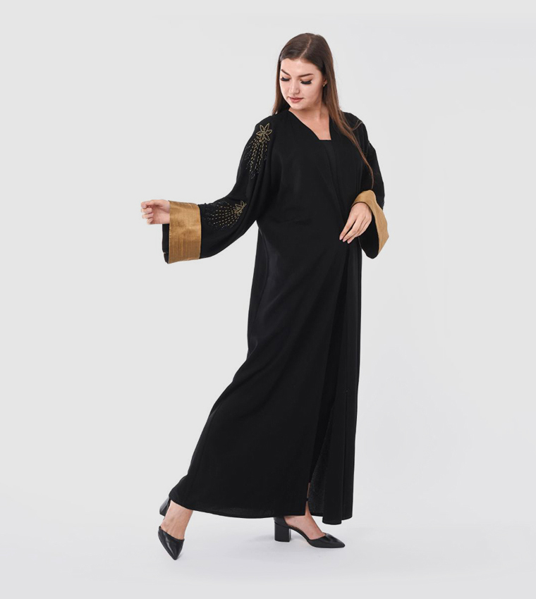 مويستريت  عباية - أسود Abayas