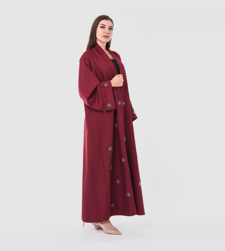 عباية كاجوال مطرزة يدويا