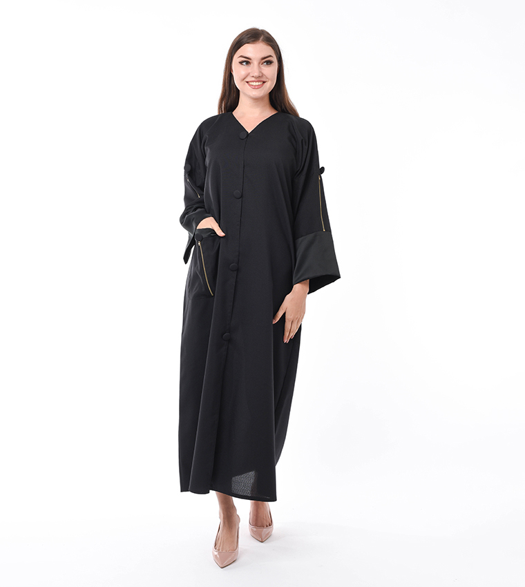 Moistreet  Abayas - Black Abayas