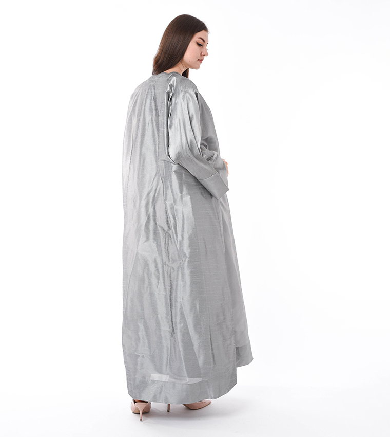 Moistreet  Abayas - Grey Abayas