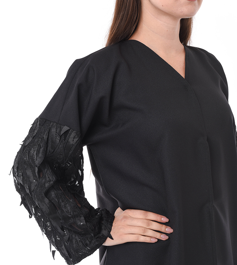مويستريت  عباية - أسود Abayas