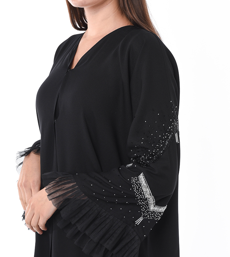 Hand Embroidered Occasional Abaya
