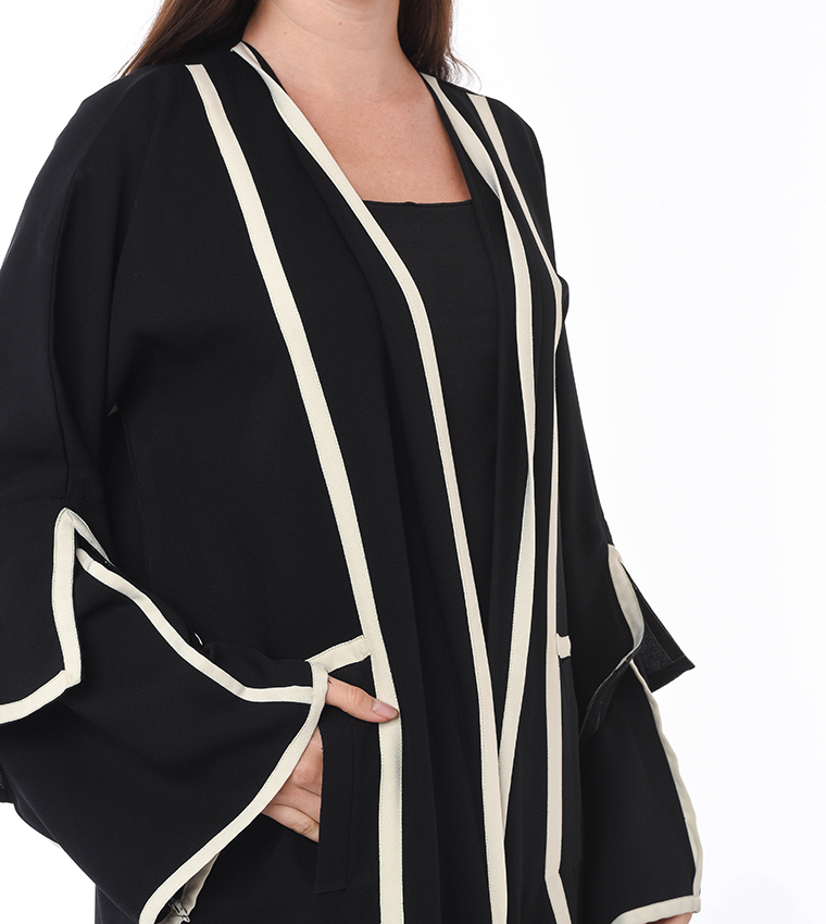 Color Block Casual Abaya