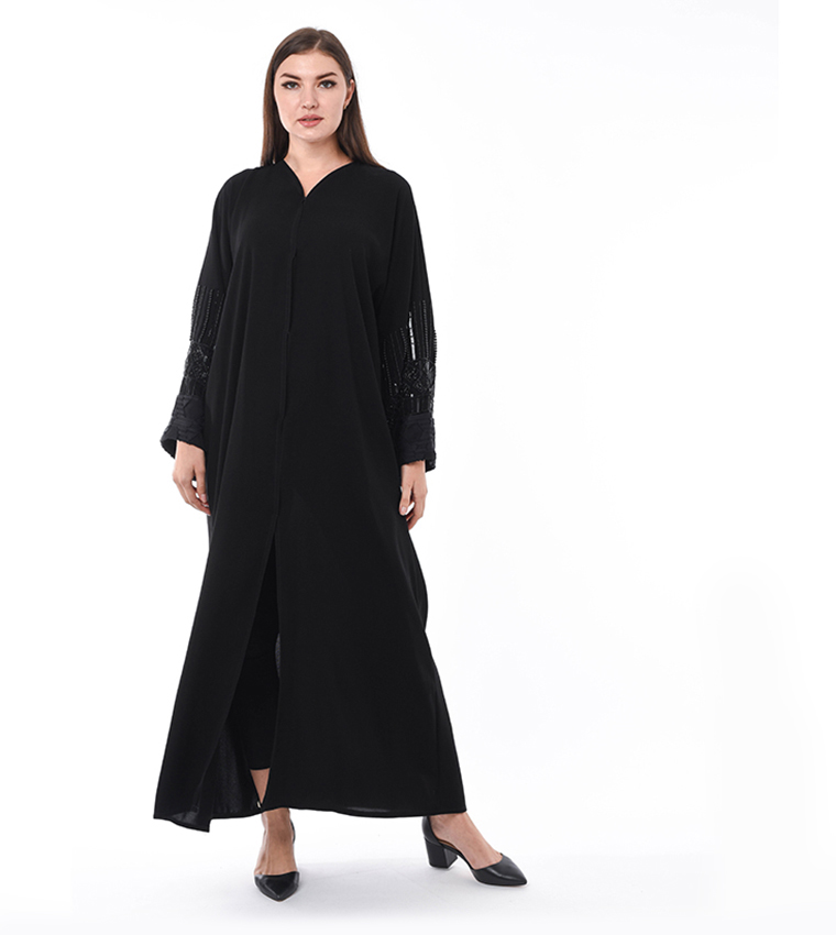 مويستريت  عباية - أسود Abayas
