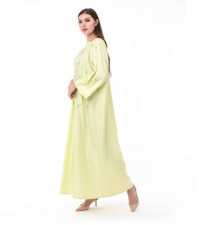 مويستريت  جلابية - أصفر Abayas