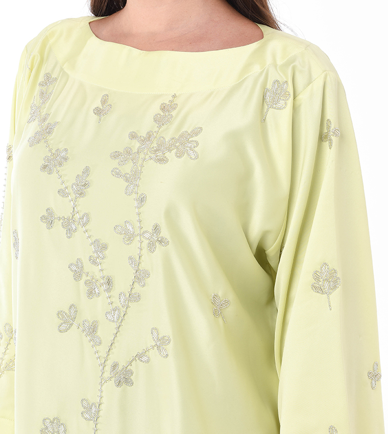مويستريت  جلابية - أصفر Abayas