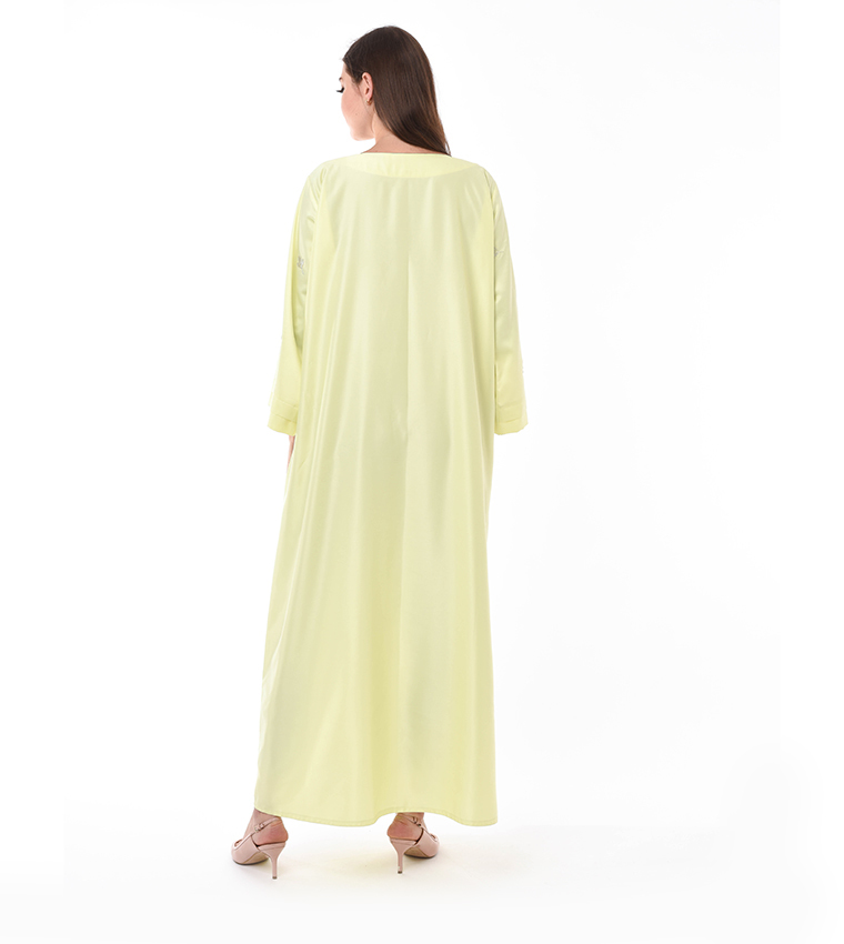 مويستريت  جلابية - أصفر Abayas