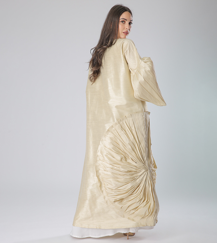 Long Sleeves V-Neck Abaya