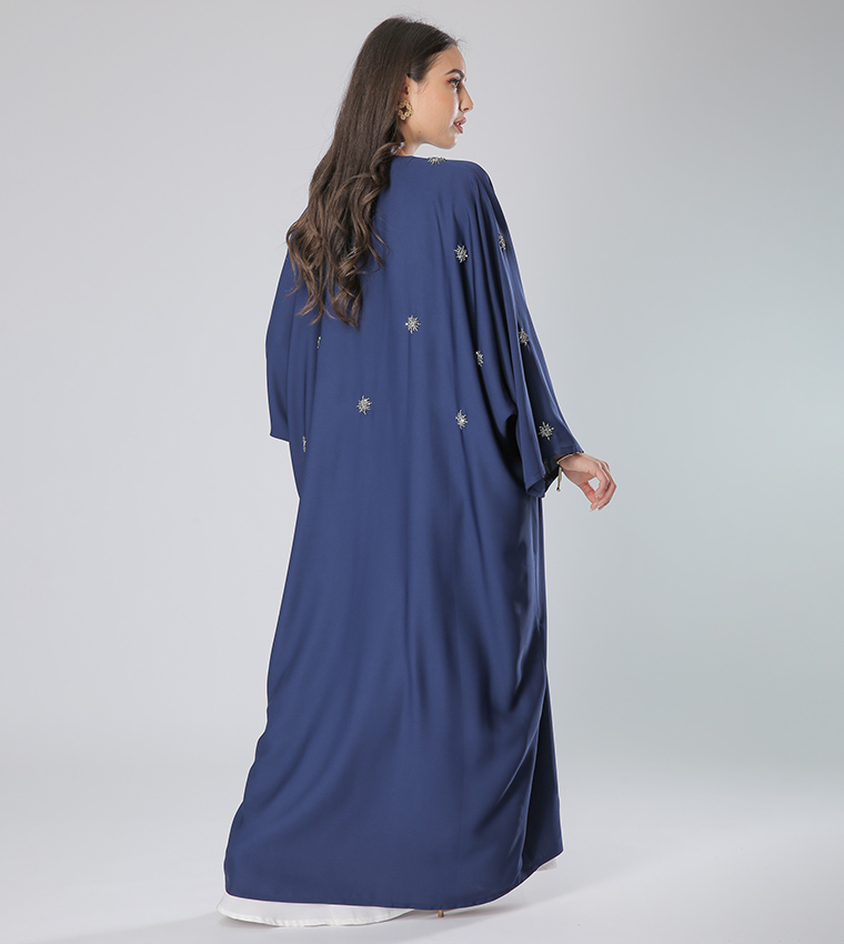 Moistreet  Abayas - Navy Abayas