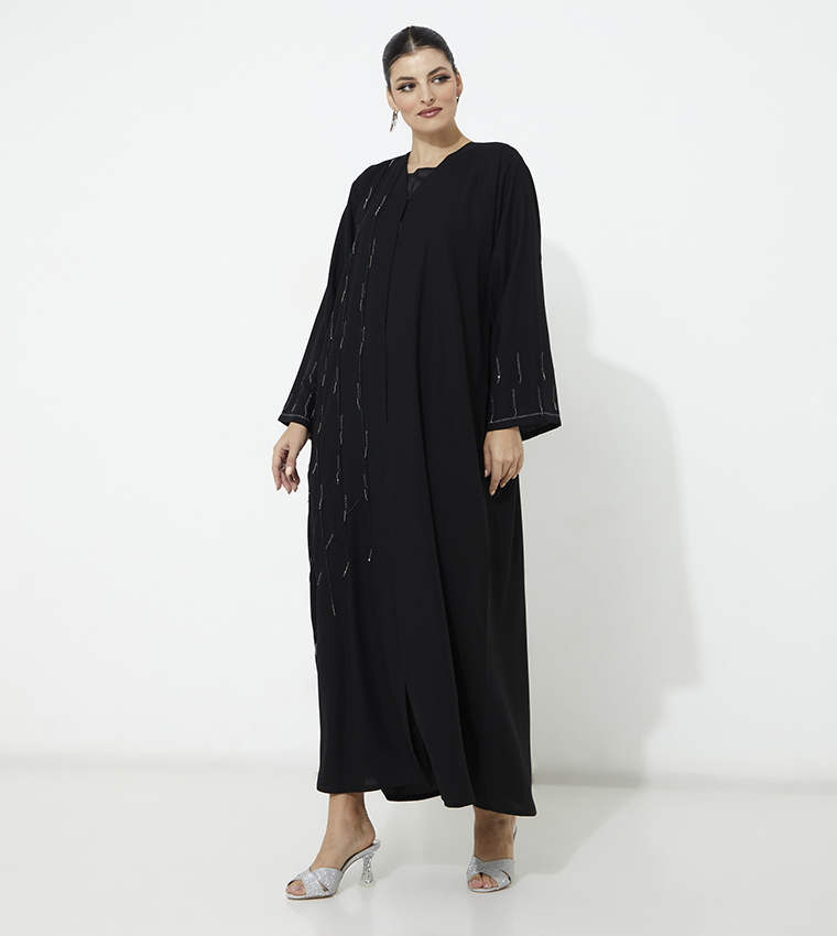 مويستريت  عباية - أسود Abayas